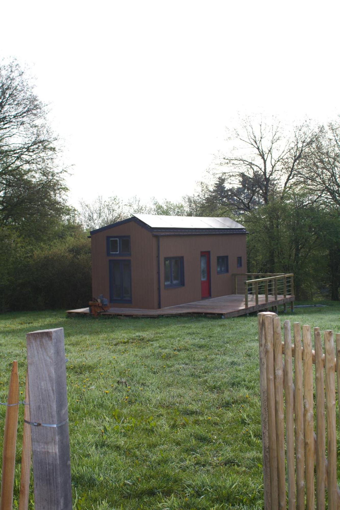 Tiny House Les Jours Heureux Sejour Nature Pres De Dinant Et Des Lacs De L Eau D Heure Villers-le-Gambon Esterno foto